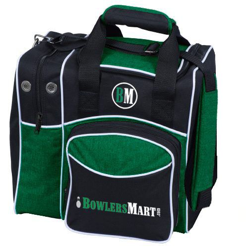 BowlersMart Curve 1 Ball Single Tote Black Green Bowling Bag Questions & Answers