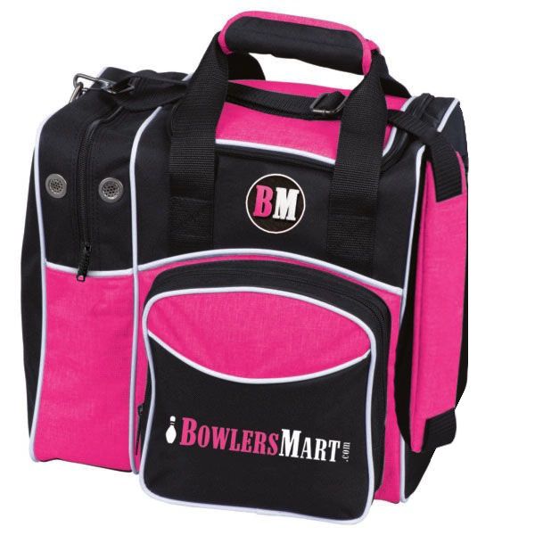 BowlersMart Curve 1 Ball Single Tote Black Pink Bowling Bag Questions & Answers