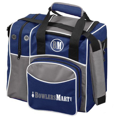 BowlersMart 1 Ball Single Tote Navy Stone Bowling Bag Questions & Answers