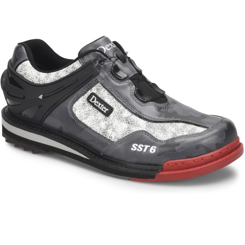Dexter THE 9 HT Black/Grey/Red  WIDE WIDTH Mens Bowling Shoes 