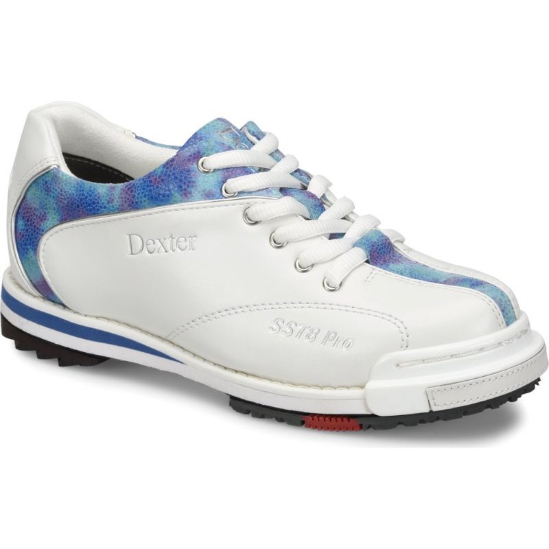 Dexter Women's SST 8 Pro White Blue Tie Dye Wide Bowling Shoes Questions & Answers