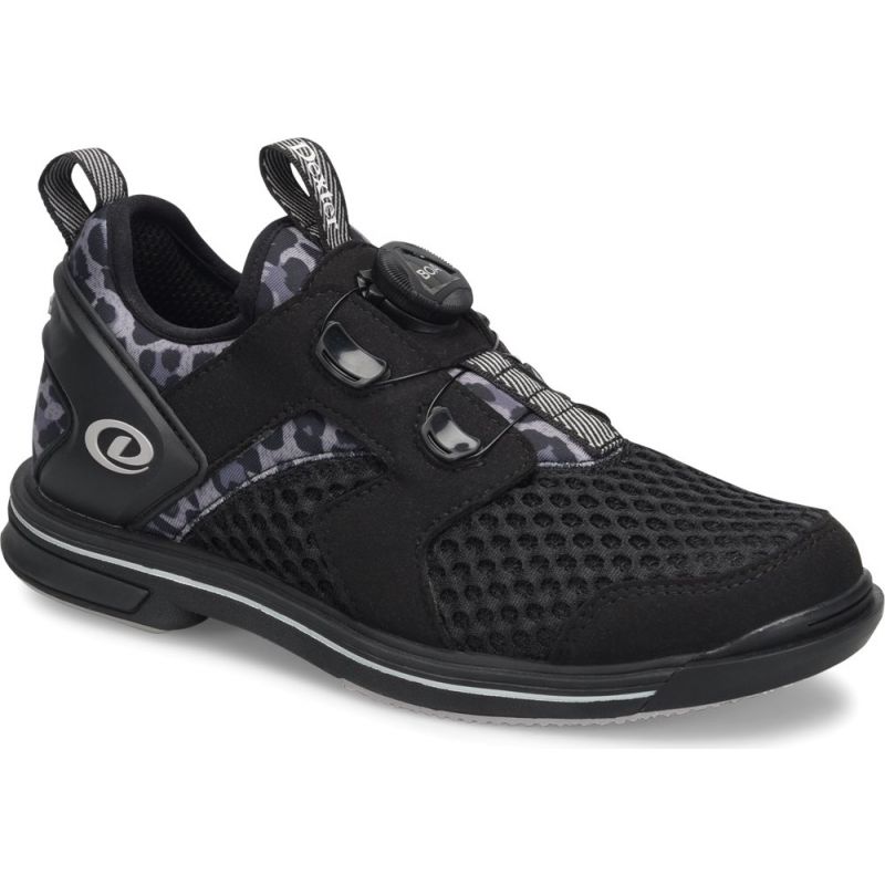 Dexter Pro BOA Women's Black Grey Leopard Right Hand Bowling Shoes Questions & Answers