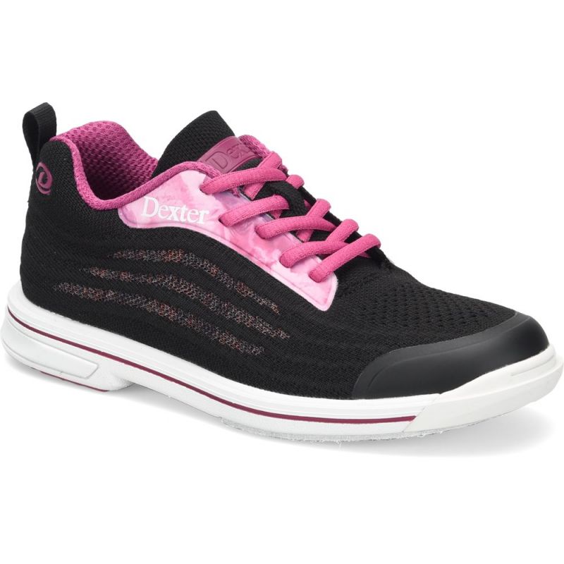 Dexter Women's DexLite Knit Black Pink Bowling Shoes Questions & Answers