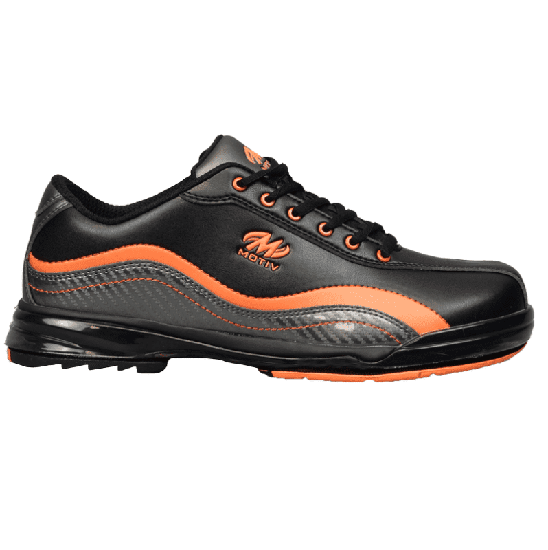 Motiv Impact 1 Limited Edition Men's Right Hand Orange Carbon Bowling Shoes Questions & Answers