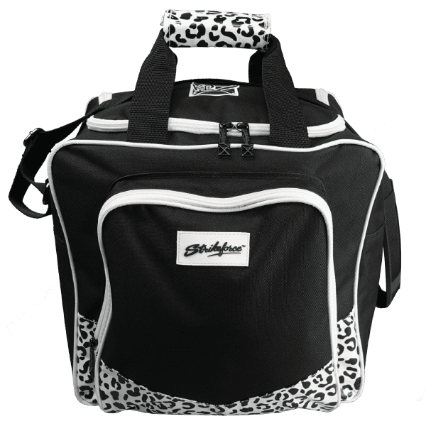 KR Krest 1 Ball Single Tote White Leopard Bowling Bag Questions & Answers