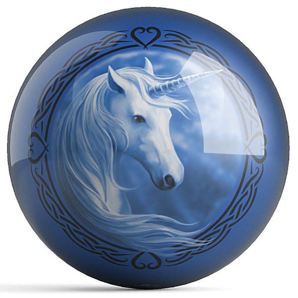 OTB Celtic Unicorn Blue Moon Bowling Ball By Anne Stokes Questions & Answers