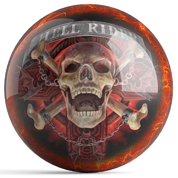 OTB Hell Rider Skeleton Bowling Ball By Anne Stokes Questions & Answers