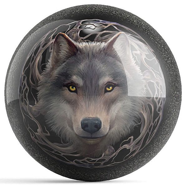 OTB Wolf Trio Night Forest Bowling Ball By Anne Stokes Questions & Answers
