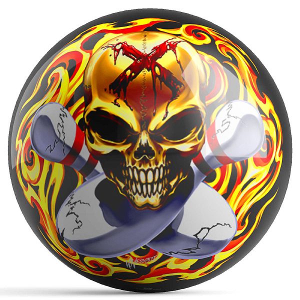 OTB Skull And Crosspins Bowling Ball by William Webb Questions & Answers