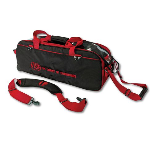 Vise 3 Ball Triple Tote Black Red Bowling Bag Questions & Answers