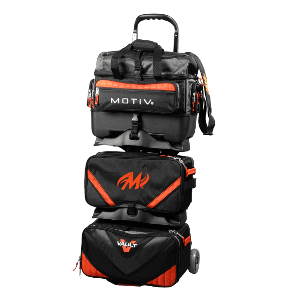 Motiv Vault 6 Ball Roller Orange Bowling Bag Questions & Answers