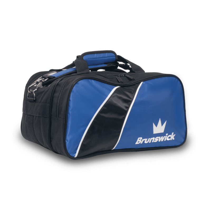 Brunswick Edge 2 Ball Tote With Pouch Blue Bowling Bag Questions & Answers