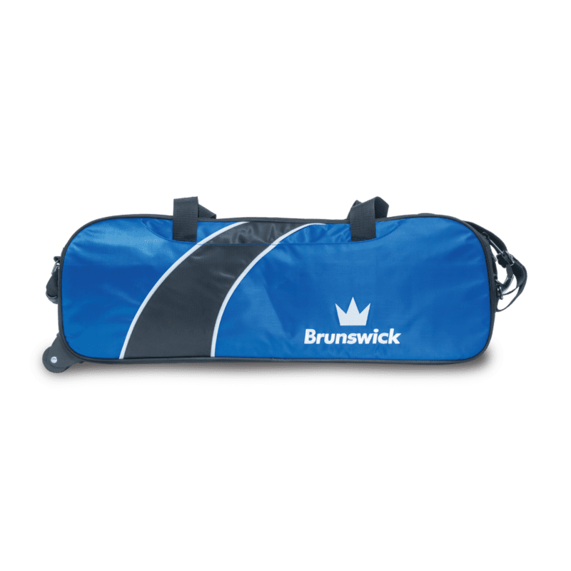 Brunswick Edge 3 Ball Triple Tote Roller Blue Without Pouch Bowling Bag Questions & Answers