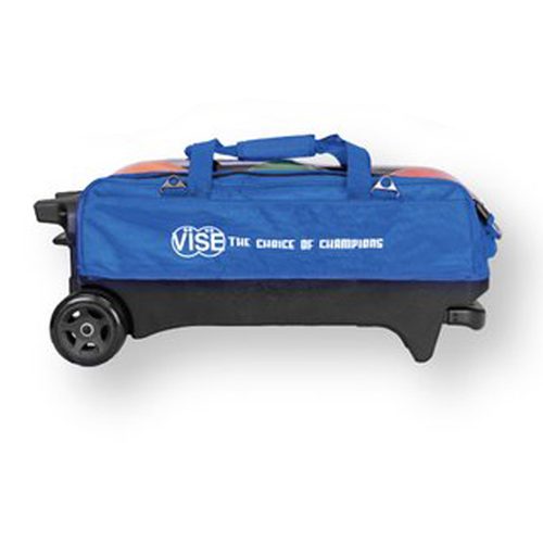 Vise 3 Ball Triple Tote Tournament Roller Blue Bowling Bag Questions & Answers