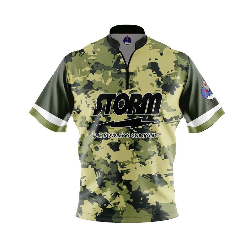 Storm Camo Forest Rocket Bowling Jersey Questions & Answers