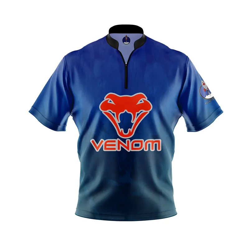 Motiv Venom Dark Blue Sky Xpress Ship Rocket Bowling Jersey Questions & Answers