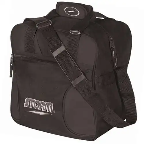 Storm 1 Ball Single Solo Tote Bowling Bag Black Questions & Answers