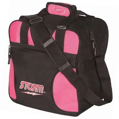 Storm 1 Ball Single Solo Tote Bowling Bag Pink Questions & Answers