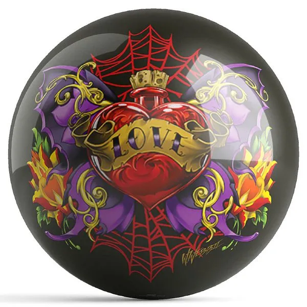 OTB Love Potion Butterfly Bowling Ball by William Webb Questions & Answers